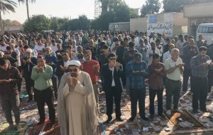 گزارش تصویری؛ برپایی نماز عید فطر در فاریاب