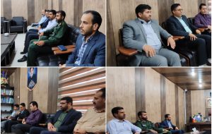 دیدار مدیر کل تعاون روستایی جنوب کرمان با فرماندار شهرستان فاریاب 