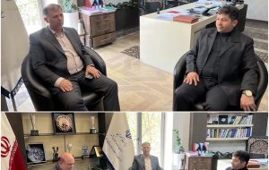 دیدار فرماندار شهرستان فاریاب با ریاست سازمان مدیریت وبرنامه ریزی استان کرمان