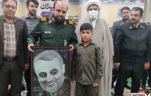 گزارش تصویری؛ برگزاری سالگرد شهادت حاج‌ قاسم در فاریاب